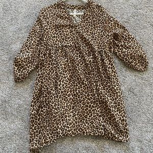 Cheetah dress with pockets!